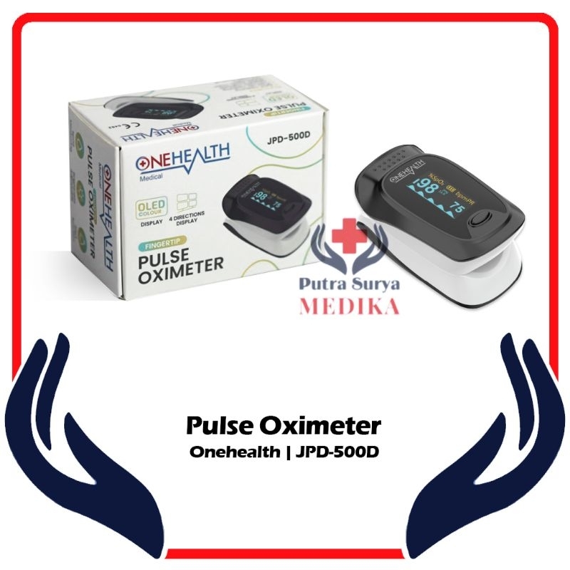 Pulse Oximeter OneHealth JPD 500D OLED Saturasi Oksigen SPO2