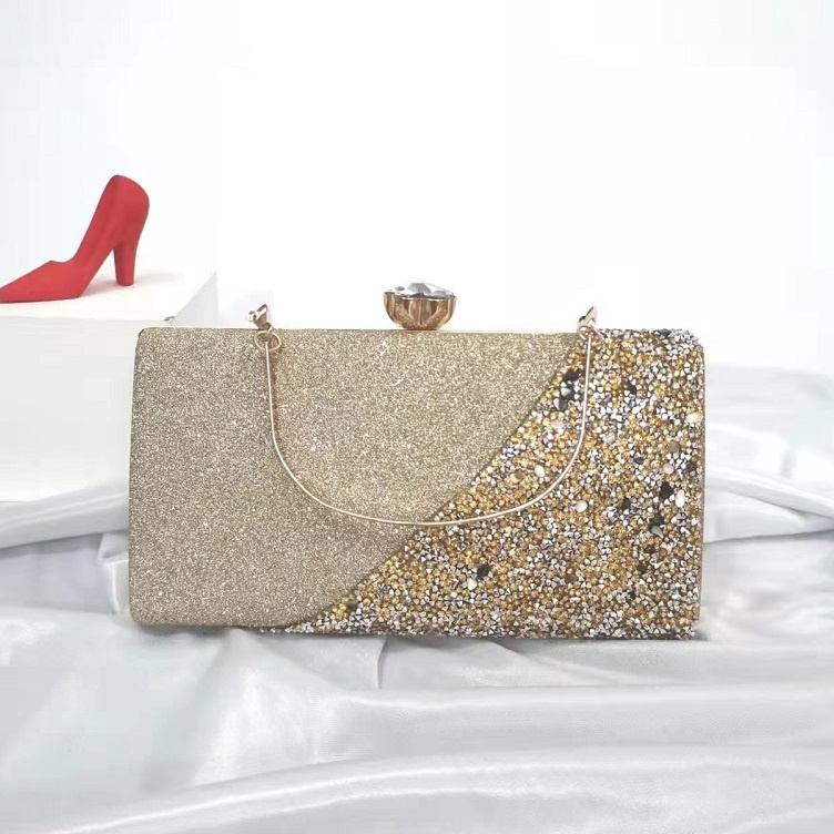 Harga Promo MVMarvelouz MV79646 Dompet CLUTCH Pesta Wanita Elegant Motif Gliter terbaru 1kg bisa 3 t