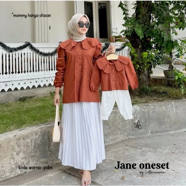 AKIRA SET COUPLE MOM AND KIDS - ATASAN MOM DAN SETELAN KIDS TERBARU COD 2024