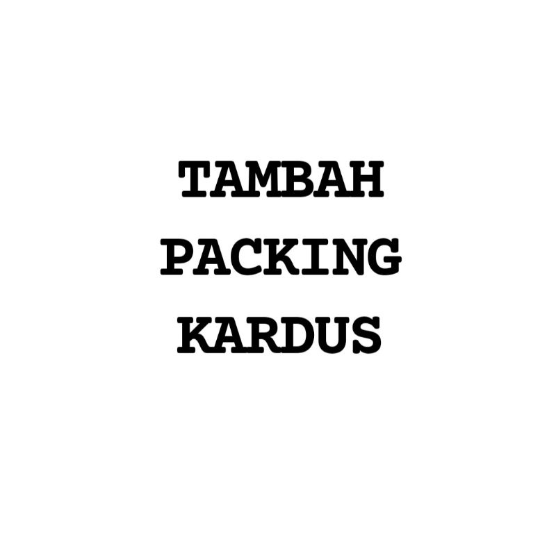 

tambahan kardus packing