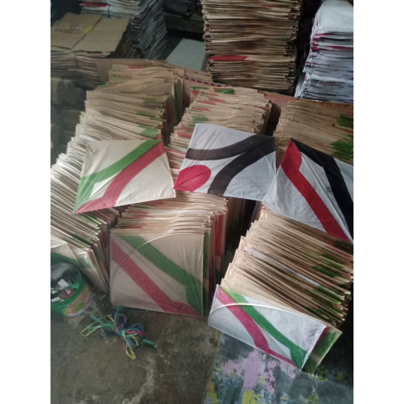 Layangan pulas stelan/seot/aduan UK 54 super isi 100 pcs