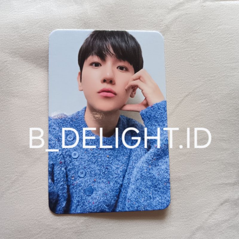 PC BAEKHYUN LONSDALEITE HEARTCHECK Photocard concert baekhyun blue pipi