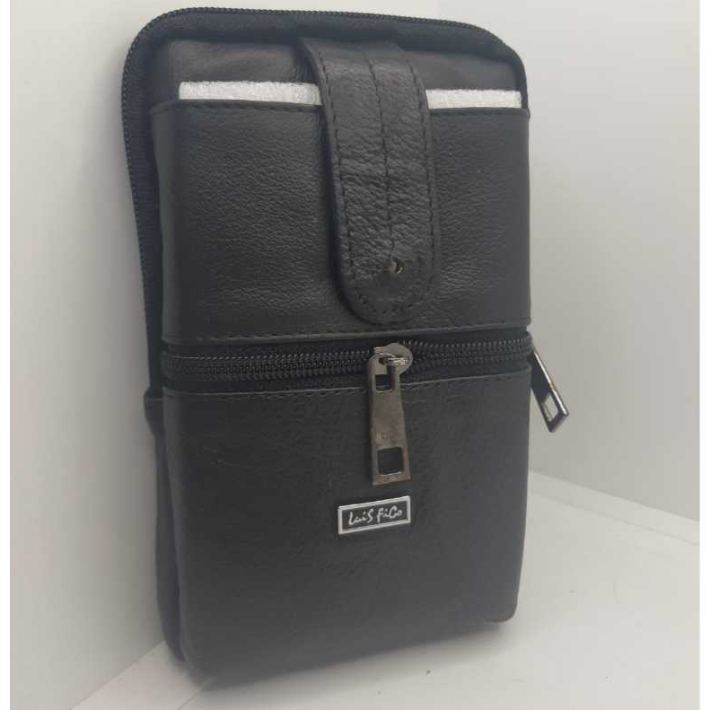 Dompet handphone pria kulit resleting luis figo