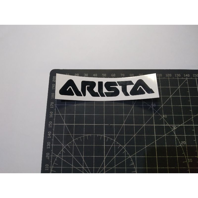 

cutting stiker arista