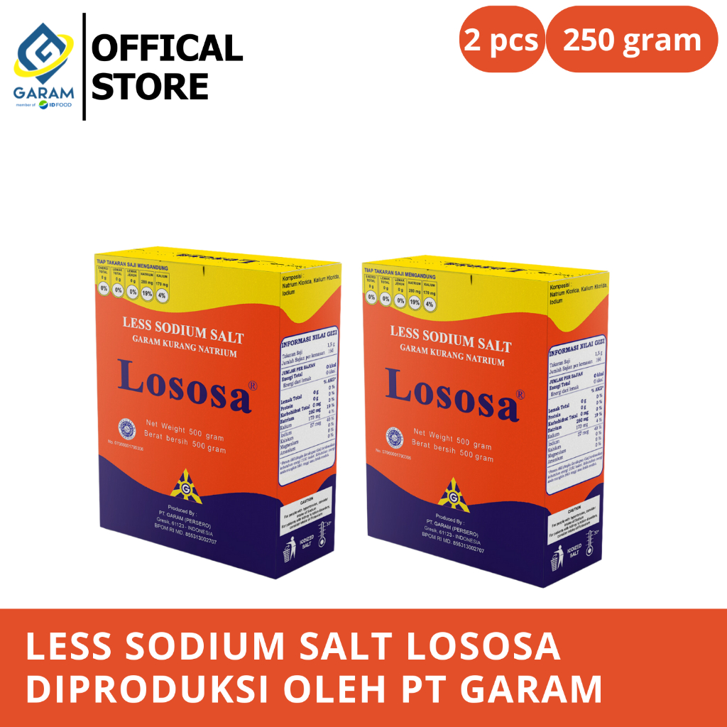 

PROMO GARAM LOSOSA GARAM DIET GARAM SEHAT GARAM HALAL 250 Gram (2pcs)