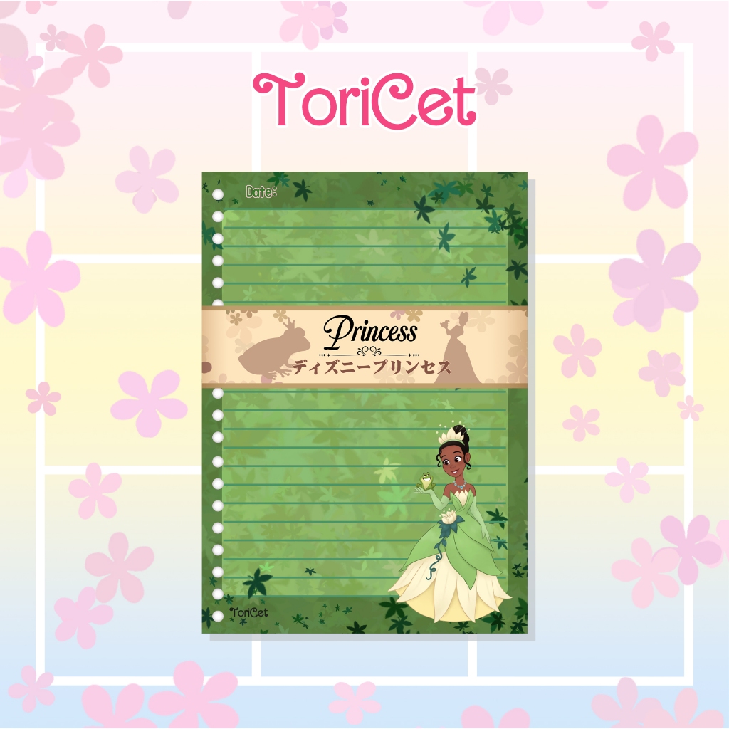 

Loose Leaf/Kertas Binder A5 Toricet Princess - Tiana