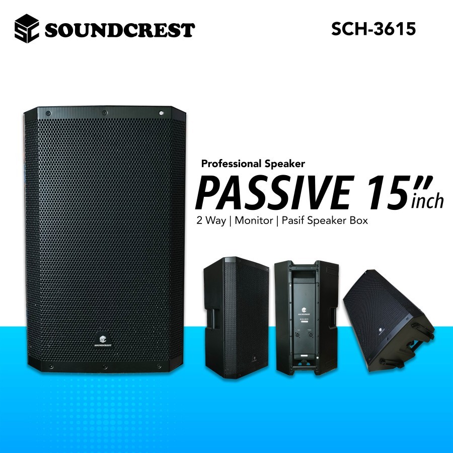 Speaker Pasif 15 inch Soundcrest SCH-3615 ORIGINAL