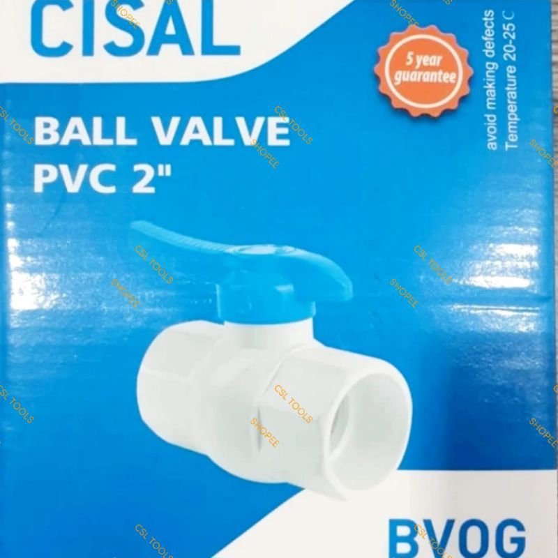 BallValve PVC 2" BVOG CISAL - Stop Kran PVC 2"- Ball Valve PVC 2" inch