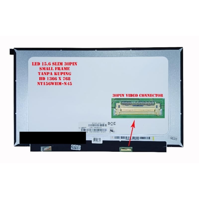 LED 15.6 SLIM 30 PIN ASUS X505Z NT156WHM-N45 V8.0