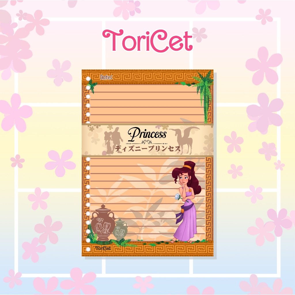 

Loose Leaf/Kertas Binder A5 Toricet Princess - Megara