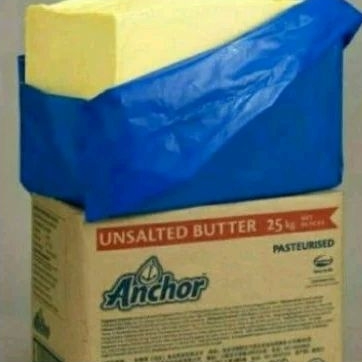 

Anchor Unsalted Butter 250 gr (Repacked). KHUSUS GRAB/GOJEK