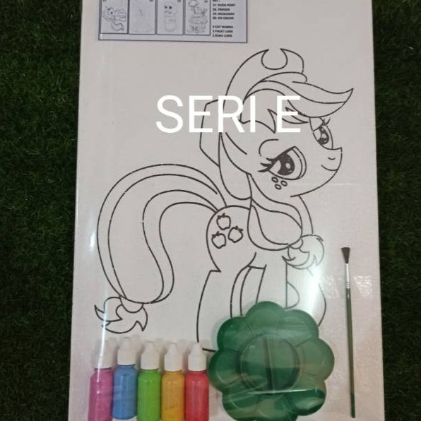 

DIY edukasi mewarnai sterofoam 4 gambar