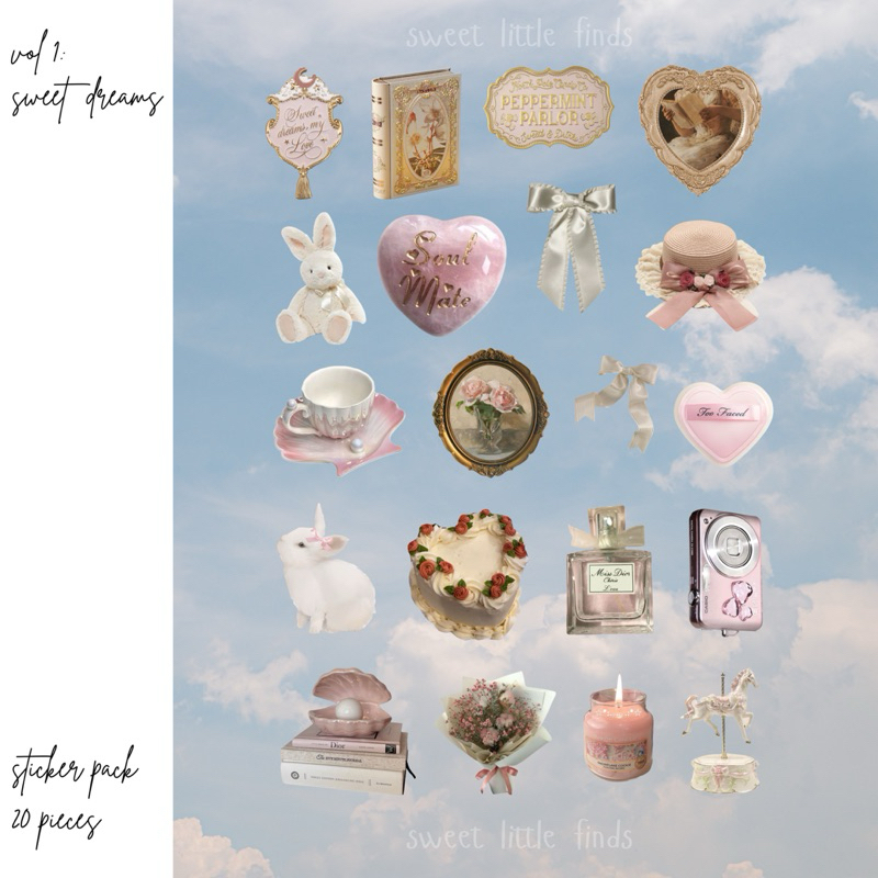 

Die Cut Stiker Tema Coquette, Fantasy, Aesthetic