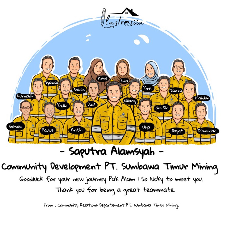 

ilustrasi gambar lucu kado hadiah sketch