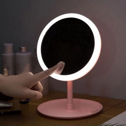 New Cermin Rias Lampu LED  Kaca Make Up  Kaca Rias  Makeup Mirror Ring Light