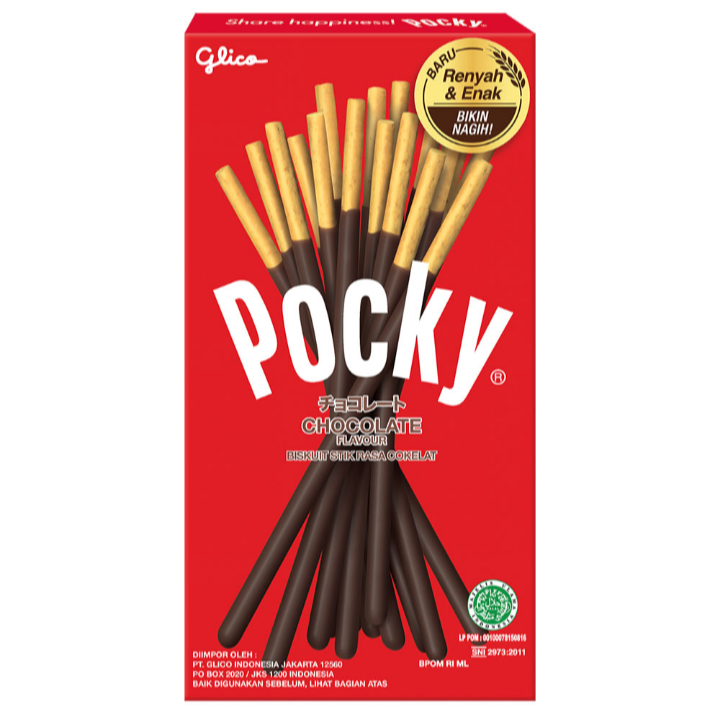 

POCKY Biskuit Stik Coklat Strawberry 47gr