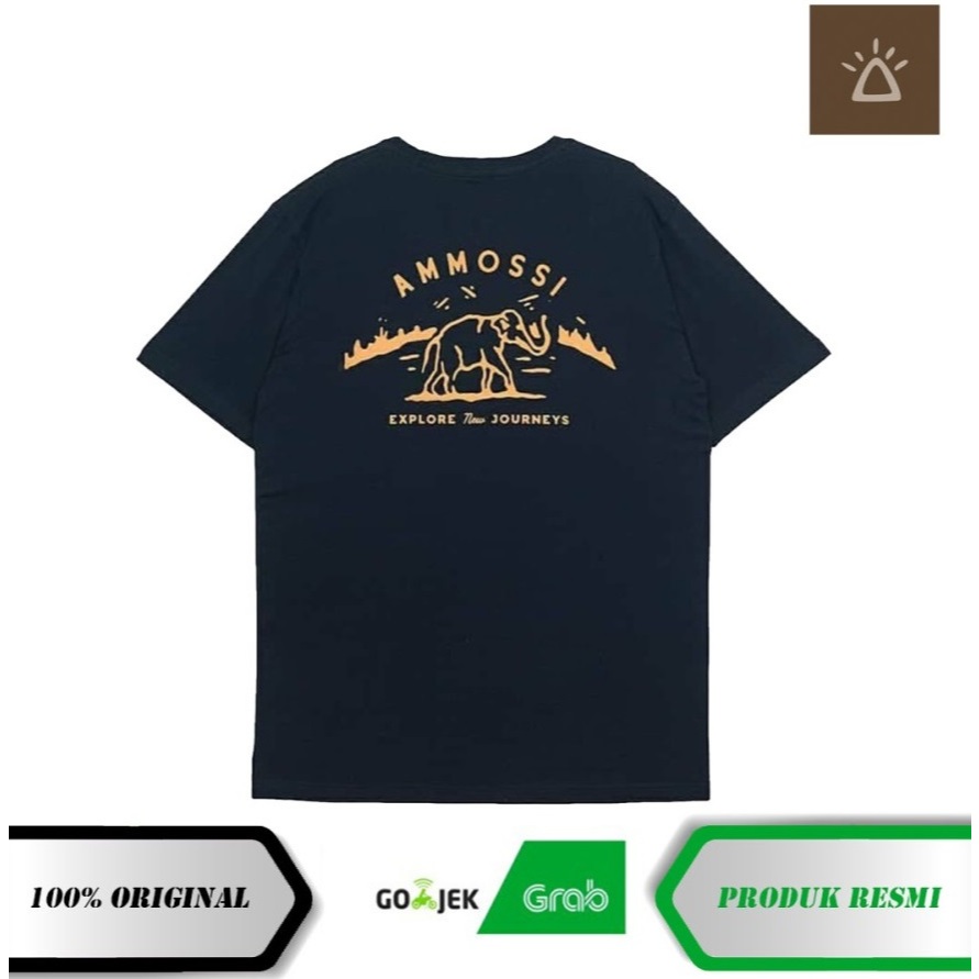T-shirt Ammossi Elephant - Navy