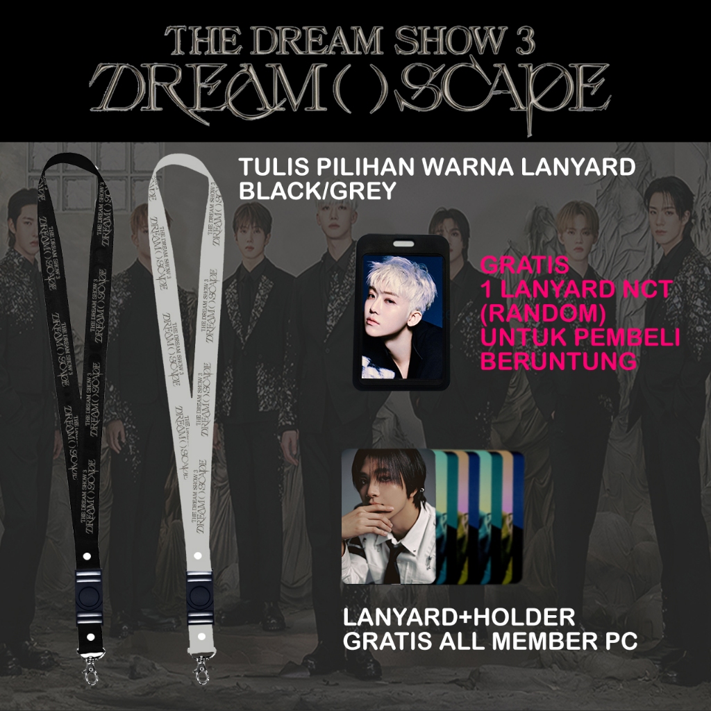 

[LIMITED READY STOCK] LANYARD THE DREAM SHOW 3 NCT TDS 3 TALI ID NCT DREAM LANYARD NCT DREAM LANYARD NCT 127 TALI ID CARD NCT LANYARD SMTOWN