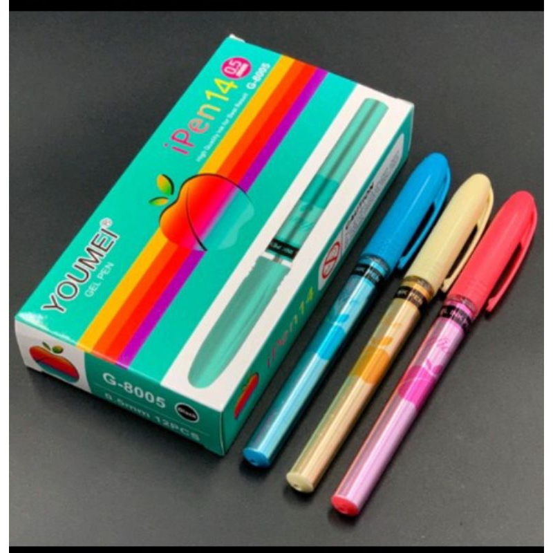 

Pulpen Gen Pen Apple YOUMEI/I Pen X Hijau 8005 (isi 12pcs)