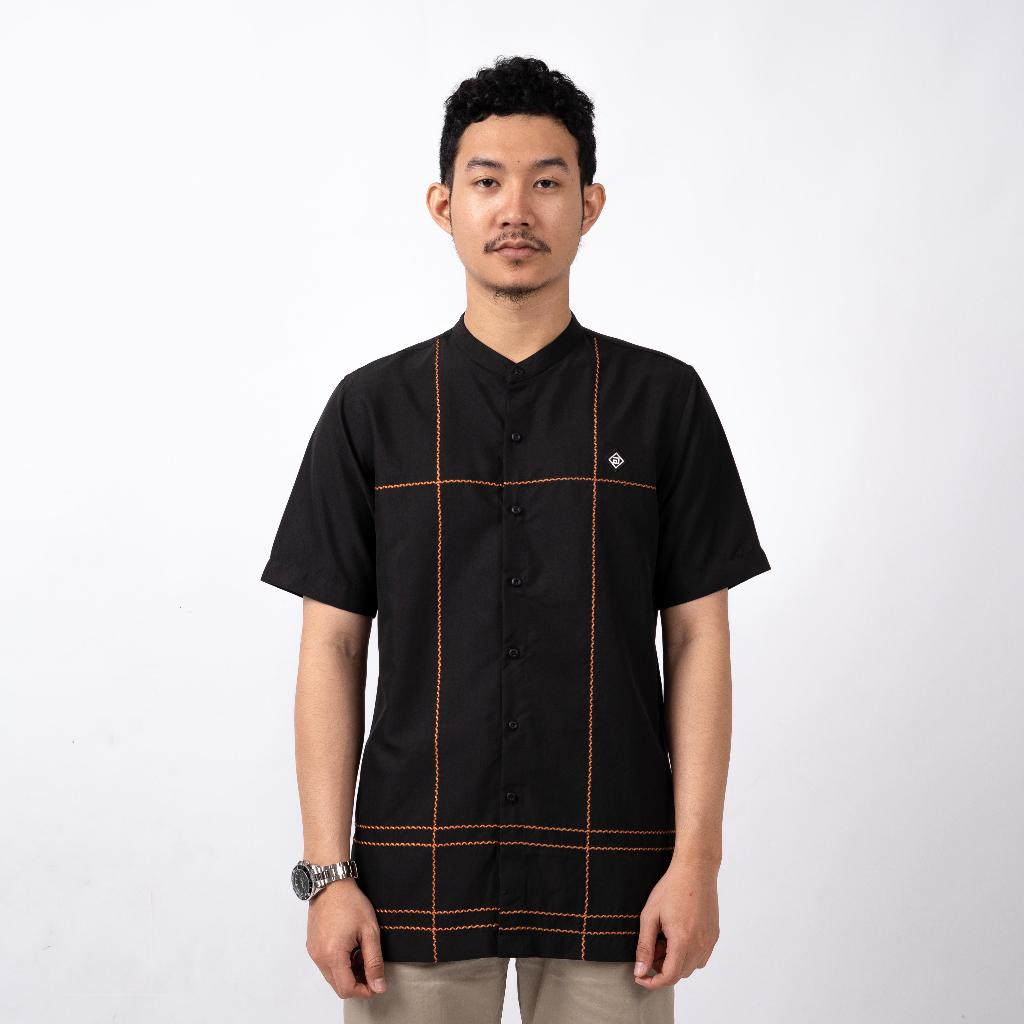 Hisyam Kemeja Pria Koko Pendek Artik