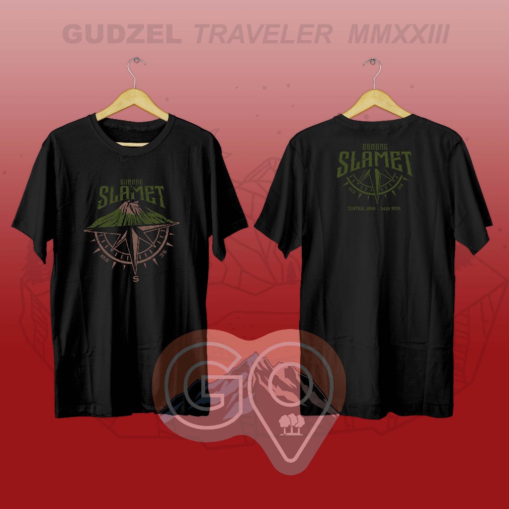 kaos gunung SLAMET mount kaos pendakian kaos pendaki kaos traveler