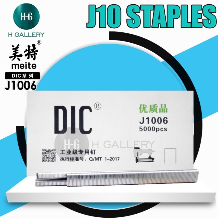 

DIC - MEITE DIC 1006J STAPLES / ISI STAPLER 1006 J / GUN TRACKER J1006 - 5.000 PCS *S