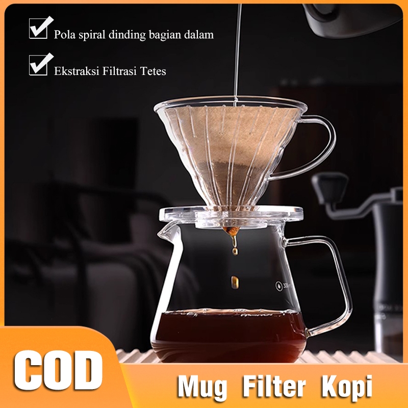 V60 Filter Cangkir Kopi, Kertas Filter, Cangkir Filter Kopi, Filter Tetes Kopi, Kertas Filter Kopi