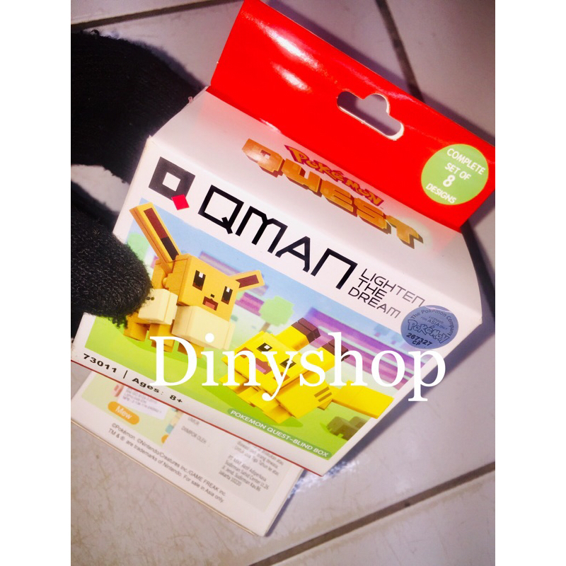 (Dinydhop)Qman Pokemon Quest Blind Box Assorted/pcs✅✅