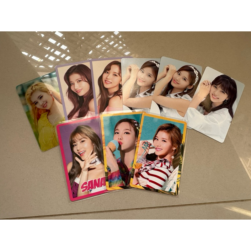 twice photocard pc japan rare sana nayeon mina