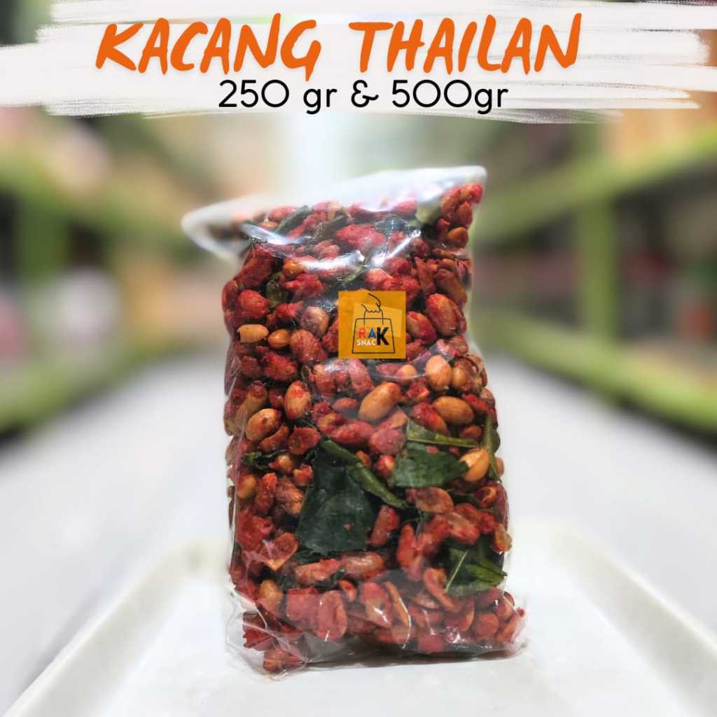 

Kacang Thailand 250gr & 500gr | Snack Kacang | Snack Murah Kemasan Pouch