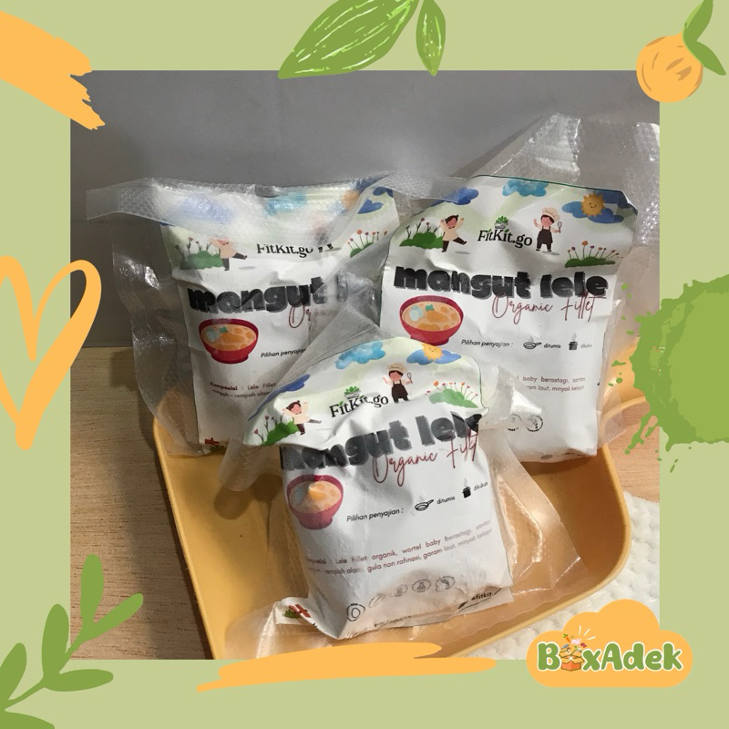 

Mangut Lele Organik tidak Pedas Fitkit Go Makanan Organik MPASI dan Anak 100gr