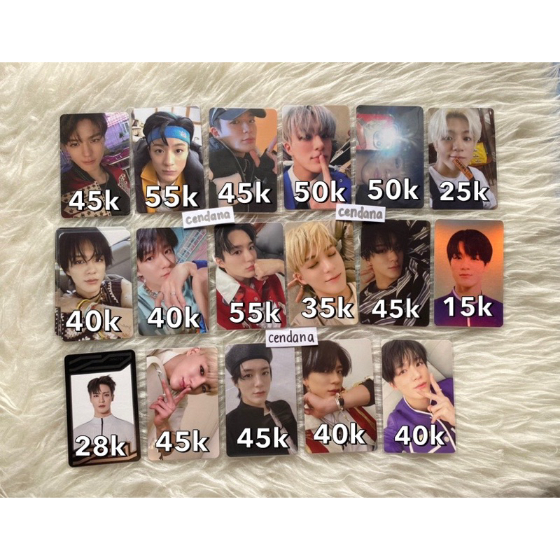 (ready stock) pc photocard lee jeno nct dream - ridin reload mfal the first my candy smini ver extro