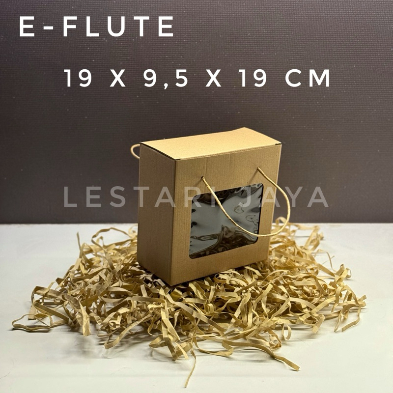 

Box E-Flute MIKA+TALI / Box Toples Tabung 400 gr / 1000 gr uk 19x9,5x19 cm