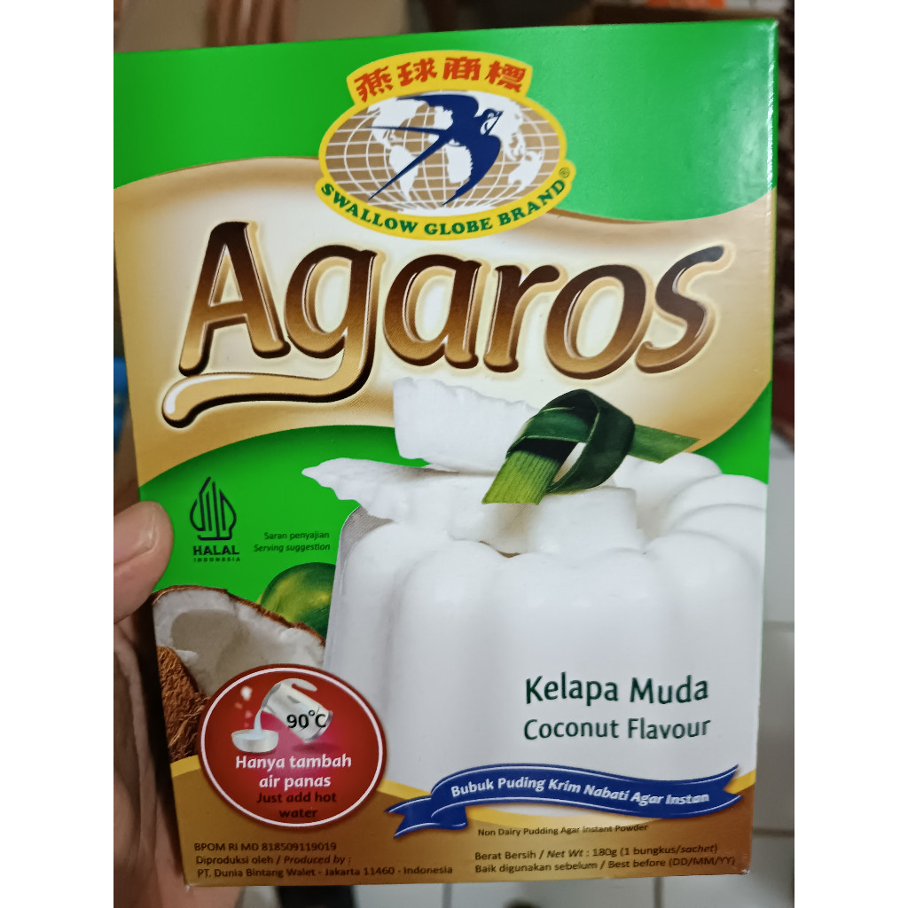 

AGAROS Tepung Puding Instan Rasa Premium by Swallow Globe