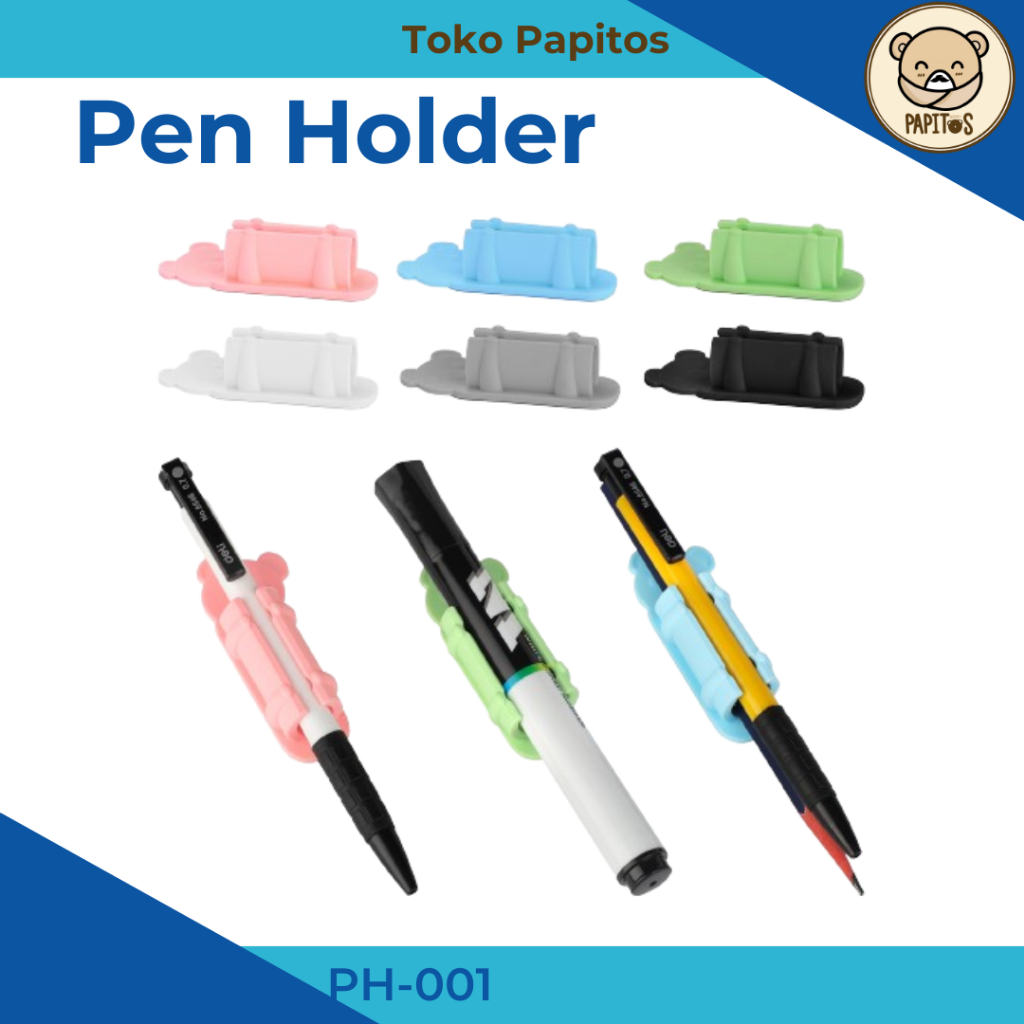 

Pen Holder Silikon Tempel | Pen Holder Bear | Dijual per pcs | PH-001