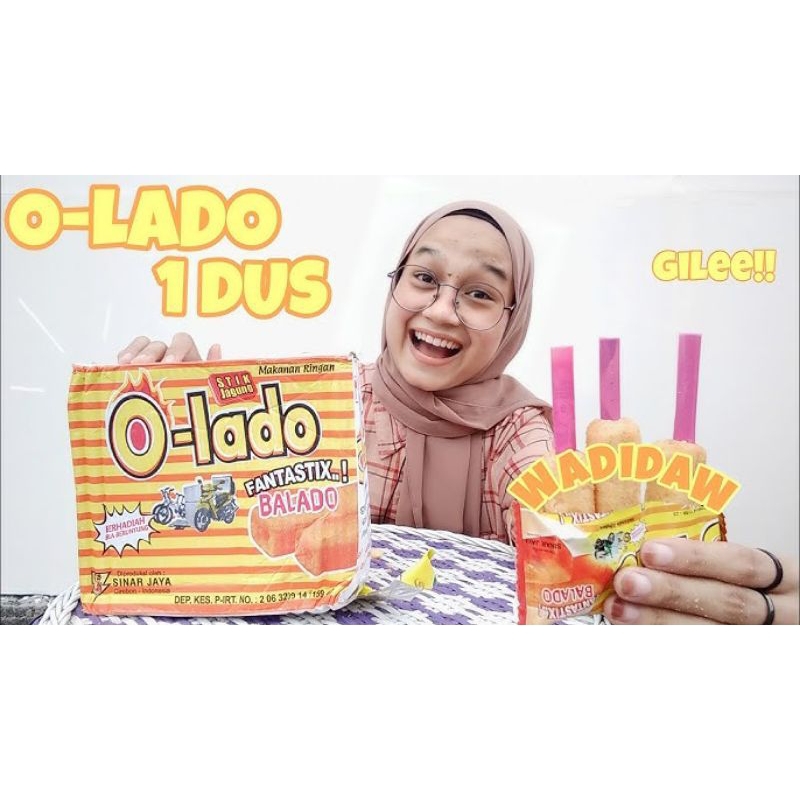 

Ciki Olado Berhadiah Uang Tunai | Ciki Berhadiah Uang Tunai | Ciki Olado 1 dus isi 40 pcs