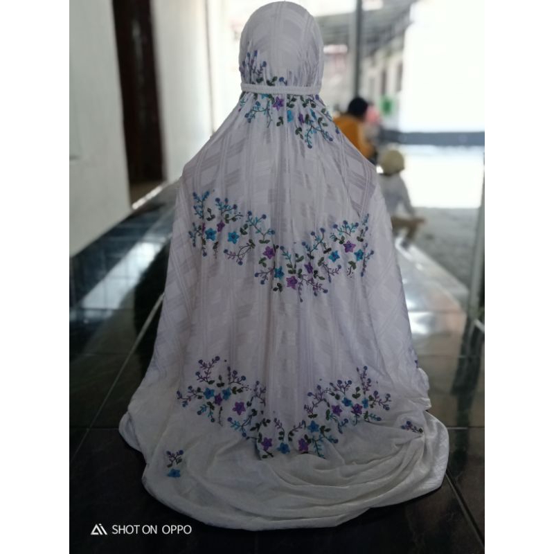 Mukena Terusan Sutra Blitz Sulam