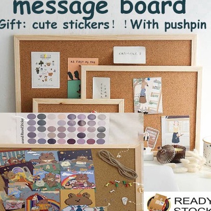

Message board information board wooden board Papan informasi papan pesan papan kayu gantungan dindin