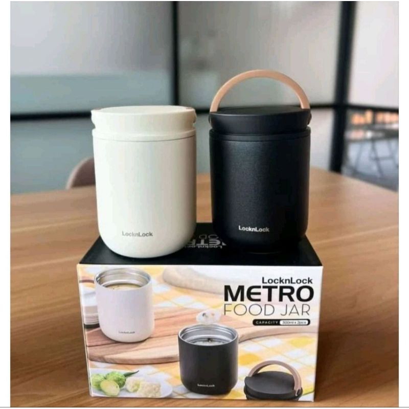Lock n Lock Metro food jar set