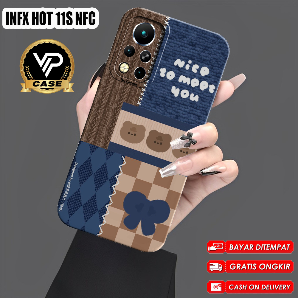 Case Infinix Hot 11s Hot 11s NFC Terbaru (BK75) - Casing Tebal Infinix Hot 11s NFC - Silicone Lentur