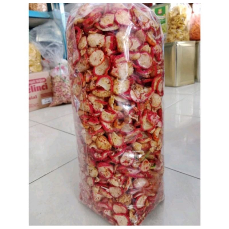

Kerupuk Bantet pedas Daun Jeruk/Kerupuk seblak bantet 500gram termurah!!!