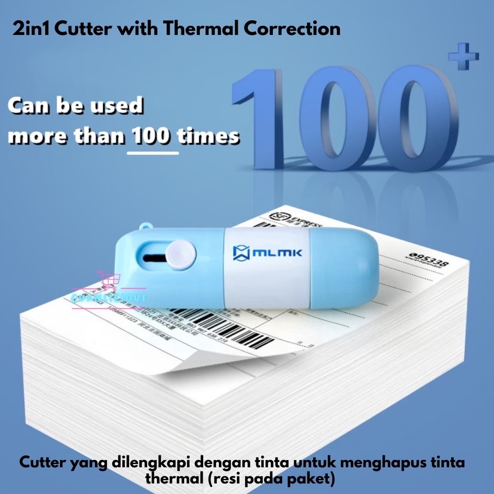 

GEBYAR PROMO 2in1 Cutter with Thermal Correction 2in1 Cutter dan Penghapus Thermal