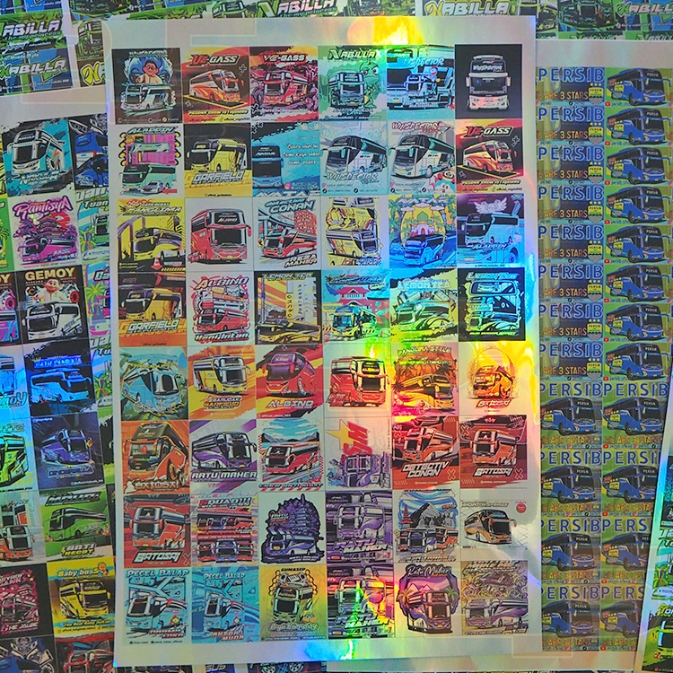 

Stiker Kotak Hologram Bus Basuri QQ Trans Gank VeGass Winspector Nabila SJM Trans Ratu Maher Sanjaya Trans Panglima Aladin