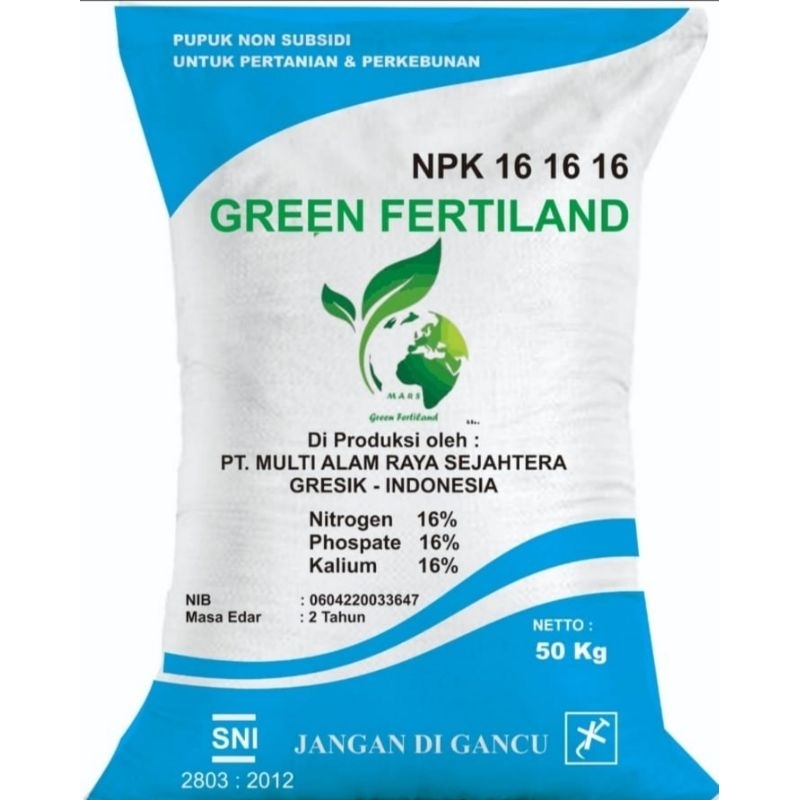 Pupuk mutiara 1616  Grenfertiland kemasan 1 kg