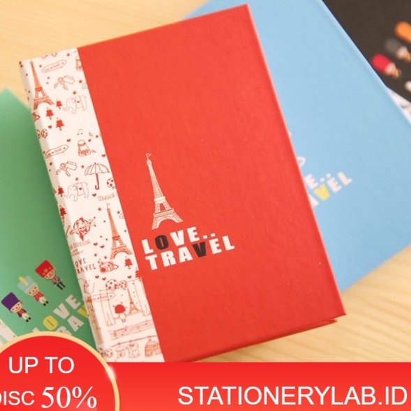 

Gaya LAB B47 LOVE TRAVEL DIARY 4 IN 1 PENA DAN STICKY NOTE