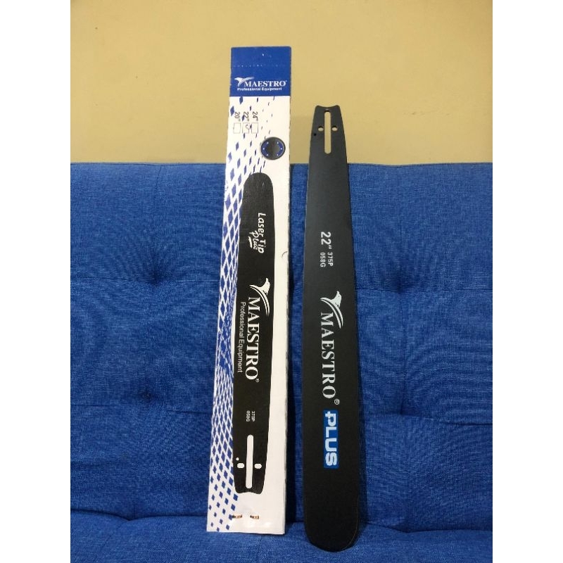 BAR CHAINSAW 22INCH LASER TIP MAESTRO/BAR MESIN GERGAJI KAYU CHAINSAW MAESTRO