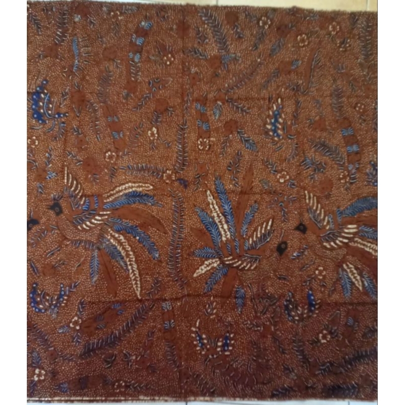 Kain batik solo asli tulis sogo cendrawasih limited edition