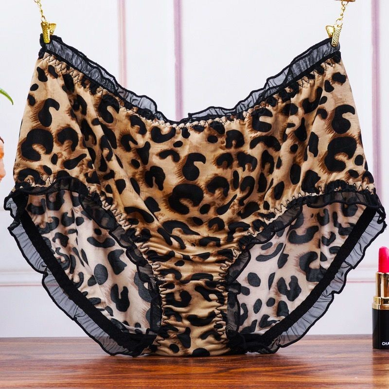 Motif Macan Tutul Elastis, Pinggang Tengah Renda Tinggi Motif Macan Tutul Populer