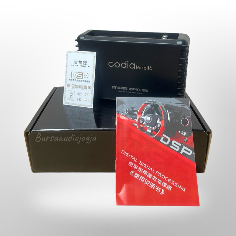 DSP CODIA FIT 456 6 Channel Processor Audio Mobil