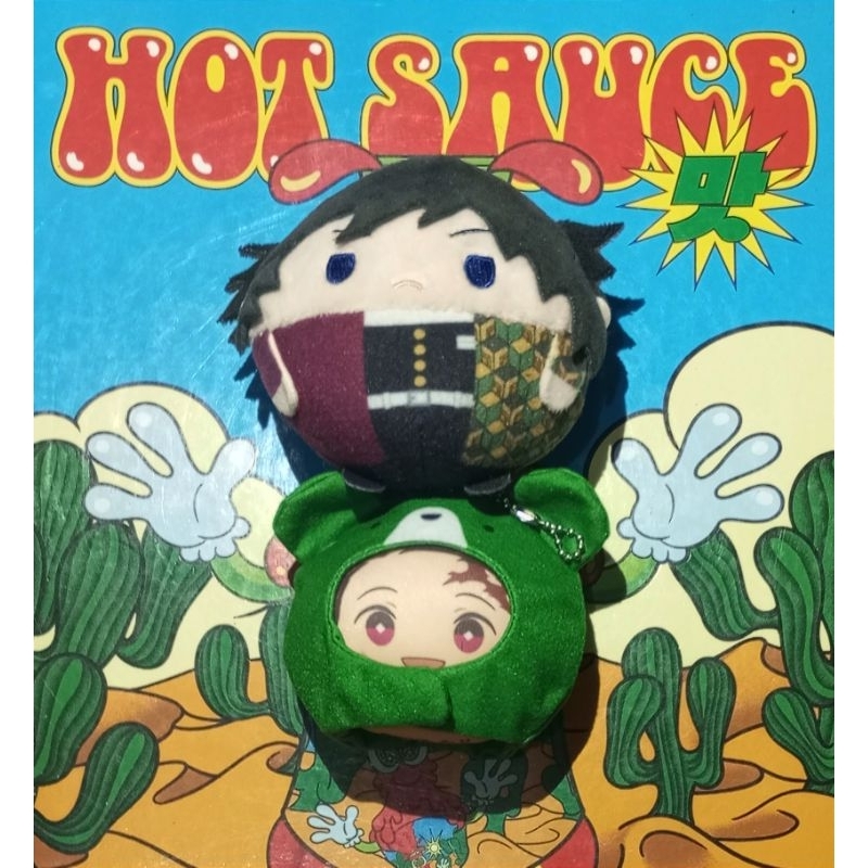 [BUNDLE SET] FUWAKORORIN TOMIOKA GIYUU ANIZUKIN KAMADO TANJIRO PLUSH BONEKA KIMETSU NO YAIBA DEMON S